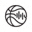 球探篮球比分LOGO，绿色篮球图标